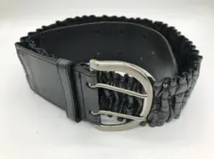 コムサデモード COMME CA DU MODE ベルト黒ブラック系 3穴 伸縮のサムネイル