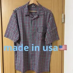 ROPEGUN USA 製チェック柄 半袖シャツのサムネイル