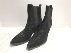 サルトル SARTORE ショートブーツ サイドゴア黒系 23.5cmイタリア製のサムネイル