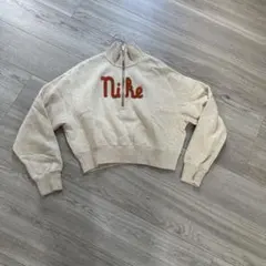 NIKE ハーフジップ スウェット トレーナー ベージュ