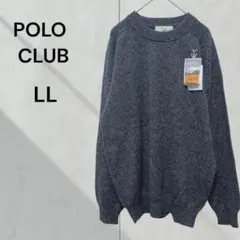 【タグ付き】POLO CLUB ニットセーター LL メンズ　定番　シンプル