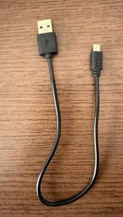 USB-A to Micro USBケーブル ブラック