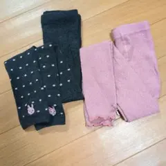 120サイズ　タイツおまとめ　ピンク未使用
