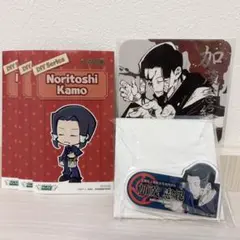呪術廻戦　加茂憲紀 アートコースター　名札バッジ　領域展開スクエア　原画　シール