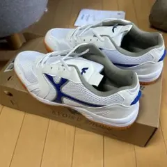 KYOIKU スポーツシューズ ホワイト/ブルー/オレンジ