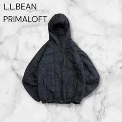 【美品】L.L.BEAN PRIMALOFT ナイロンジャケット中綿ドローコード