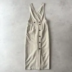 極美品　AEWEN MATOPH　ジャンパースカート　ショルダーラップワンピース