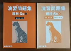 予習シリーズ 演習問題集理科 6年下 難関校対策 テキストと解答と解説セット