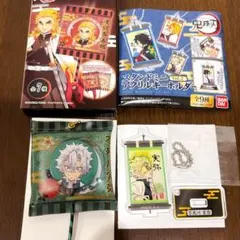 鬼滅の刃 不死川玄弥 キーホルダー スタンド ミニ アクキー 2点セット