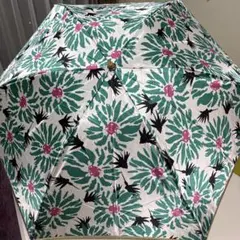 HANAE MORI 未使用 森英恵 折り畳み傘 カサブランカ 百合 花柄 黒