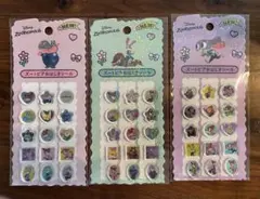 ズートピア おはじきシール 3パックセット