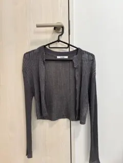 【SNIDEL】(1度のみ着用)フロントホックカーデ