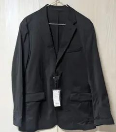 ユニクロ UNIQLO　感動ジャケット BLACK メンズ Ｌ Slim Fitのサムネイル