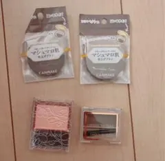 コスメ　4点セット　チークハイライト　アイブロウパウダー　ブラシ