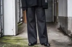 AURALEE FINX NYLON STRETCH WIDE SLACKS - メルカリ
