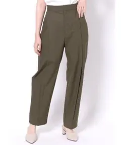 MURUA テーパードカラーパンツ S グレー ダークグレー ムルーア