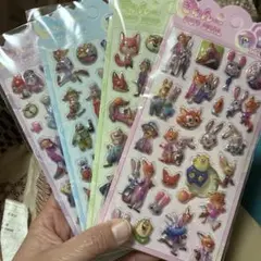 ズートピアキャラクター ポップシールセット 4枚