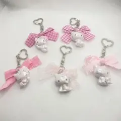 正規品 チャーミーキティ シークレットキーホルダー 5種セット リボン サンリオ