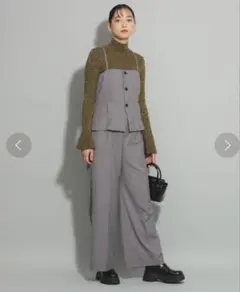 本日限定！Ray BEAMS オールインワン・サロペット グレー