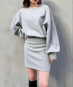 INGNI グレースウェットワンピース