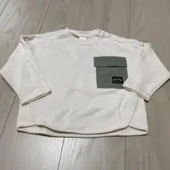 フタフタfutafuta ディズニー　ミッキーベビートレーナー　ベビートップス