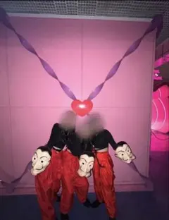 ペーパーハウス コスプレ1式 4点セットのサムネイル