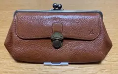 Ain Soph アインソフ がま口財布 ブラウンのサムネイル
