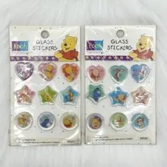 くまのプーさん Pooh glass stickers グラスステッカーシールのサムネイル