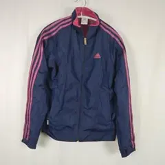 adidas CLIMAPROOF ジャケット S ネイビー/ピンク