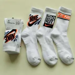 ナイキソックス☆メンズソックス三足☆Nike Everyday Plusソックス