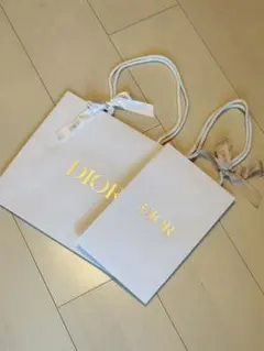 Dior ショップ袋 大小セット　新品