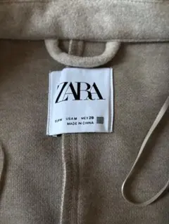 ZARA ベージュ ノースリーブコート M新品未使用
