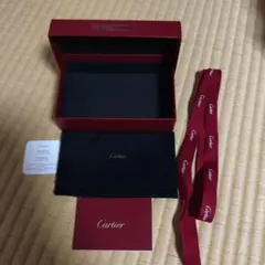 カルティエ キーケース空箱 黒い布製ケース 紐のサムネイル