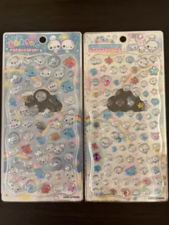あわわちゃんプチドロップステッカー　ジュエルプチドロップ　2枚セット
