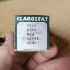 CLAROSTAT 53C3 250K RV4 ポテンショメータ 4個セットのサムネイル