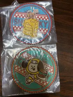 BT21 一番くじ　ラバーコースター　シュキとチミー