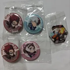 僕のヒーローアカデミア 缶バッジ 4個+マグネット1セット