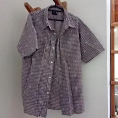 Stussy チェック柄 半袖シャツ Lサイズ