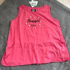 【新品】ANAP GIRL パール付きノースリーブ トップス バックフリル M