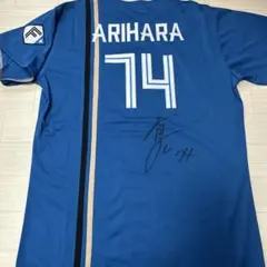 日本ハムファイターズ 有原航平選手　直筆サインユニフォーム ビジター　XL 2026年最新】有原航平 ユニフォームの人気アイテム - メルカリ