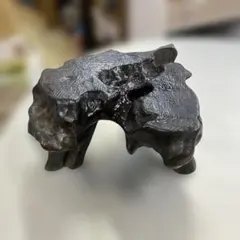 S 黒い木材風の装飾品　花台