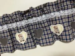 カントリー雑貨、カフェカーテン、暖簾、ハンドメイド