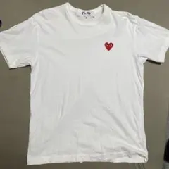 PLAY ハートロゴ ホワイトTシャツ
