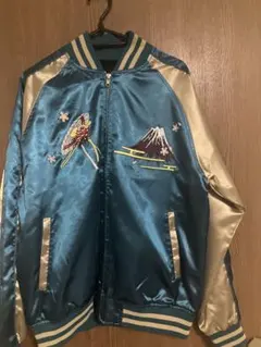 BAYCREST スカジャン 青白 日本限定虎 スカジャン サテン - メルカリ