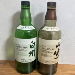 新品未開封☆激レア♡白州100周年記念ボトル 2本セット 2025年最新】白州100周年記念ボトルの人気アイテム - メルカリ