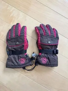 Swivel スノーボードグローブ ブラウン ピンクのサムネイル