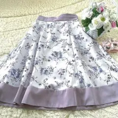 MISCH MASCH 花柄 フレアスカート Sサイズ