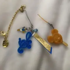 ミッキー ドナルド ストラップセット