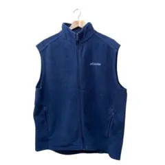 Columbia フリースベスト XLネイビー