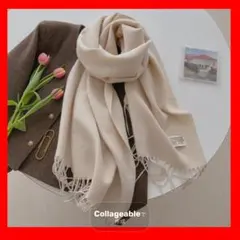 極上柔らか上質暖かリバーシブル大判マフラー高級感